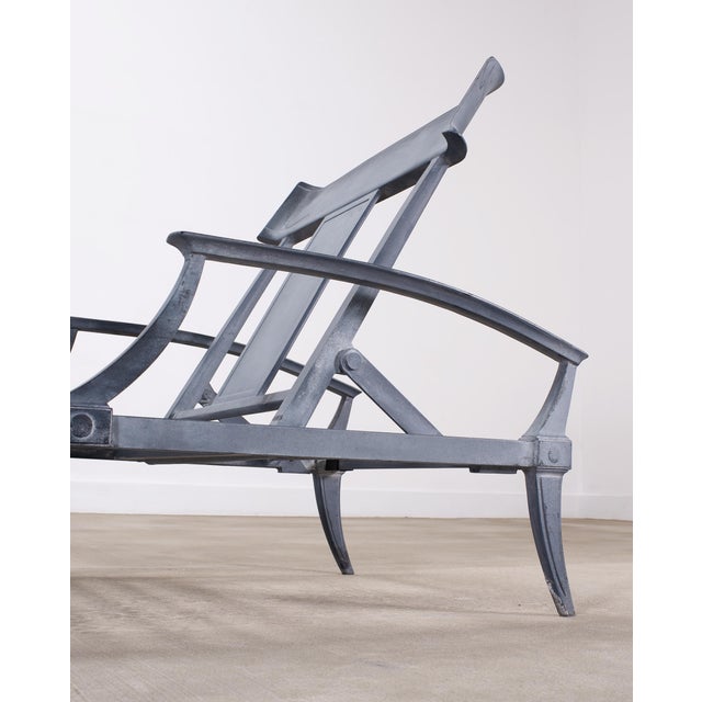 Pair of Neoclassical Greco-Roman Klismos Chaise Lounges For Sale - Image 13 of 18