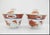 Japanese Imari Porcelain Butterfly & Flower Gold Lidded Tea Bowl Saucer Pair For Sale In Portland, OR - Image 6 of 15