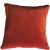 Soft velvet in a rich brick red hue with elegant border on both sides. Size 50 cm × 50 cm | 19.7" × 19.7" Front Cotton...