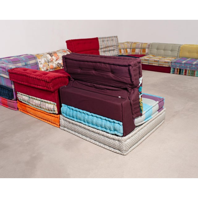 Mah Jong 27 Piece Kenzo Missoni Sofa by Hans Hopfer for Roche Bobois For Sale In Sacramento - Image 6 of 18