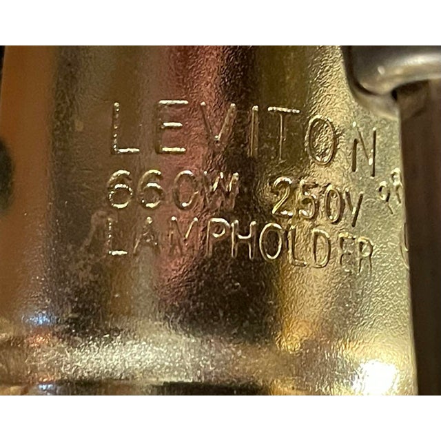 1960s Stiffel Sculptural Table Lamps, Ceramic and Brass, Mid Century Modern For Sale - Image 9 of 18