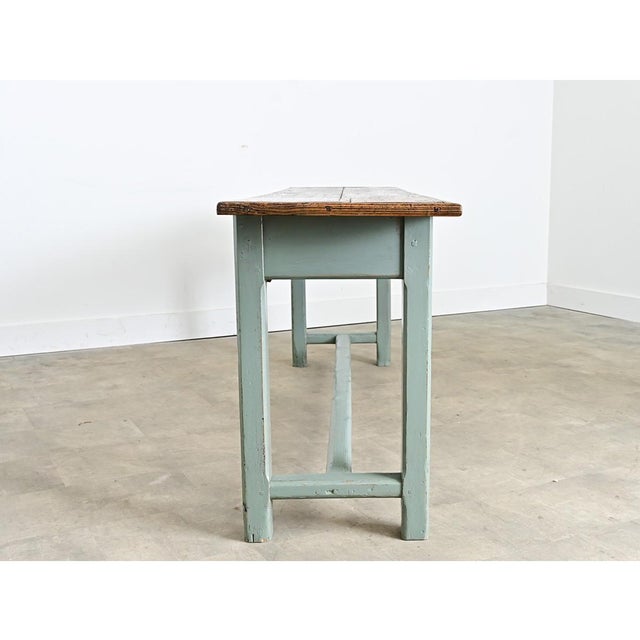 English 19th Century Painted Pine Four-drawer Server For Sale - Image 12 of 12