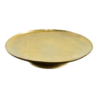 Tiffany Studios New York ‘Sea Anemone’ Bronze Doré Footed Tazza or Compote Dish For Sale