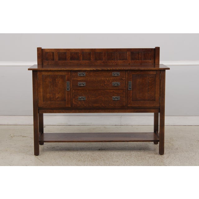 Age: C.2001 Details: Finish no.31 Nice Dark Oak Finish Dovetailed Drawer Construction High Quality Construction Large...