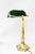 Art Deco Banker Table Lamp with Green Glass, 1920s For Sale - Image 4 of 15