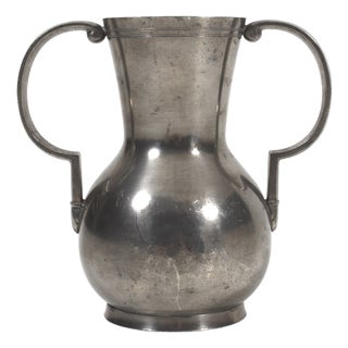 Scandinavian Modern Art Deco Pewter Vase from GAB, Stockholm, 1932 For Sale