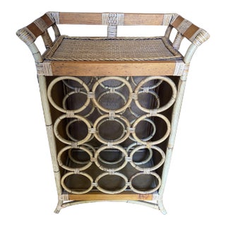 1970s Bamboo Wine Rack For Sale