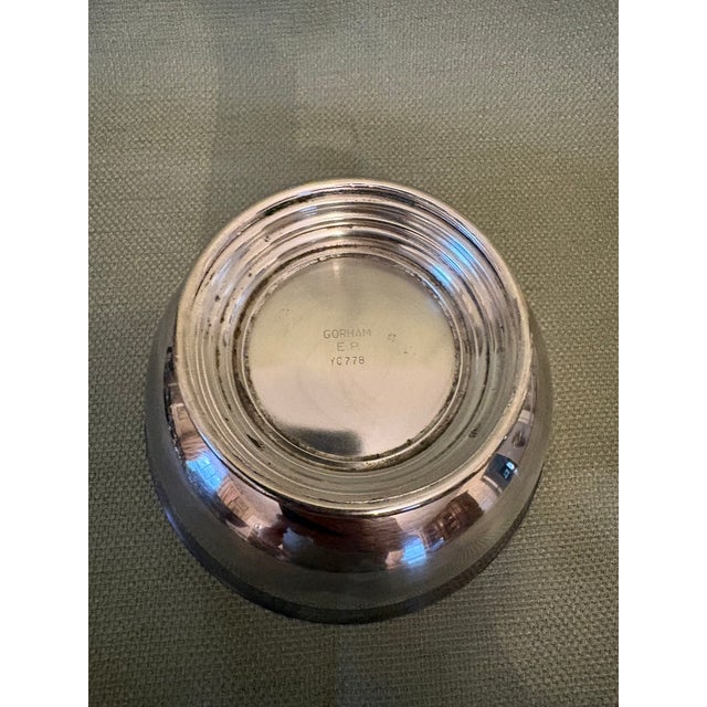 Gorham Silverplate Small Footed Serving Bowl, Mid 20th Century