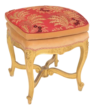 Louis XV Style Gilt Wood Bench