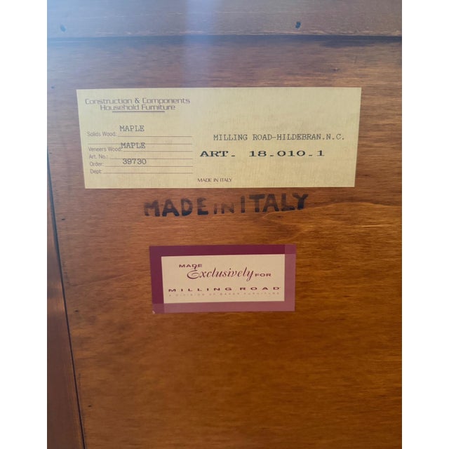 Italian Milling Road by Baker Furniture Chest of Drawers For Sale - Image 11 of 11