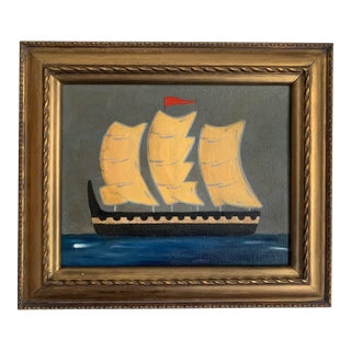 Contemporary Impressionist Style Seascape Painting on Canvas, Framed For Sale