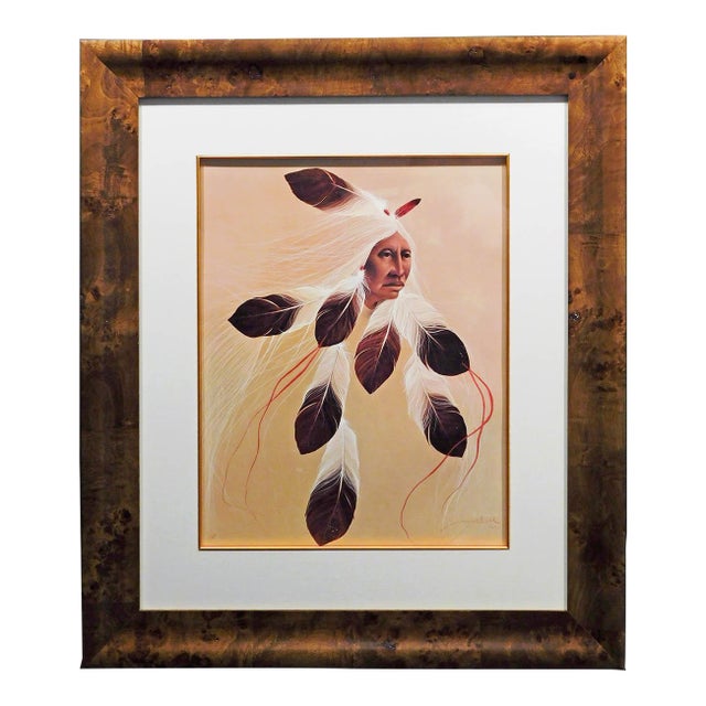 Frank Howell "Gentle Storm"framed Hand Signed Offset Lithograph Submit an Offer! For Sale