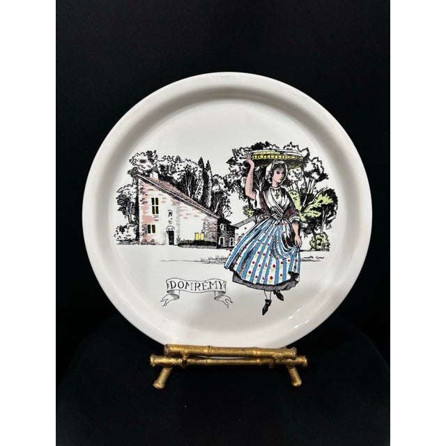 White 17th Century Set of 6 Salins France Quiche Lorraine 9 1/4” Plate Nancy Metz Toul Epinal (#Pa) For Sale - Image 8 of 18