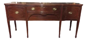 1980s Kittinger Furniture Buffet Sideboard, Inlaid Sideboard