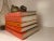 Booth & Williams Mid 20th Century Salmon Book Stack With Vintage and Modern Titles - Set of 5 For Sale - Image 4 of 8