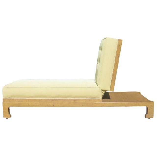 Taupe Custom Adjustable Upholstered Daybed / Chaise For Sale - Image 8 of 10