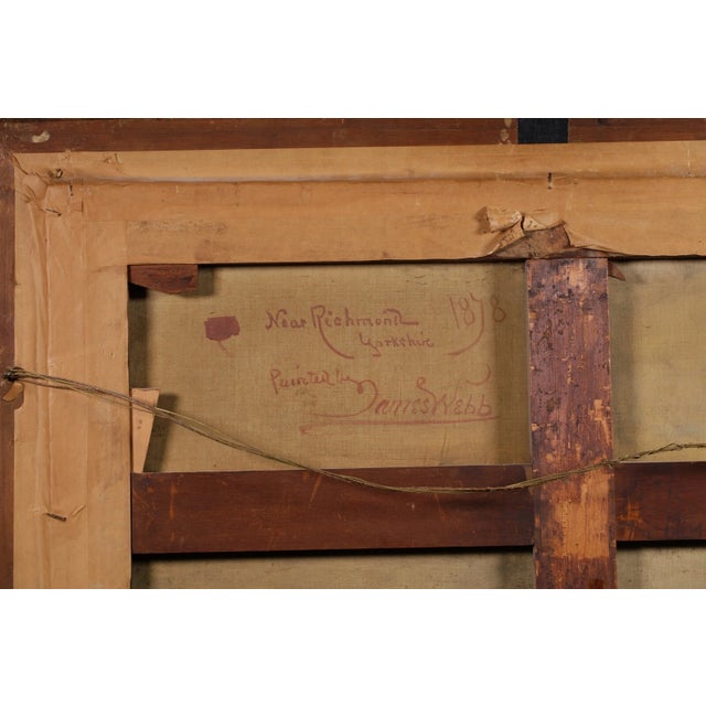 Large Landscape Oil James Webb 1825-1895 Listed British Artist Hammer to 40,000 GBP For Sale - Image 14 of 14