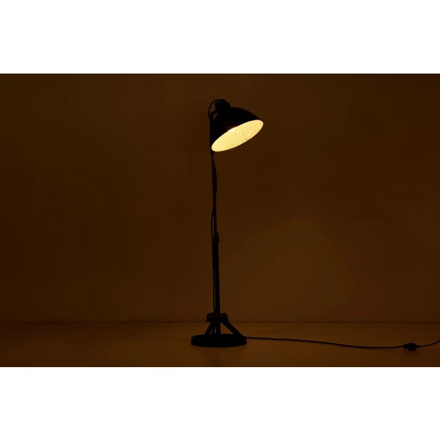 Bauhaus Industrial Height Adjustable Floor Lamp, 1920s For Sale - Image 4 of 15