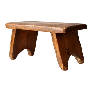 Antique Wooden Footstool
