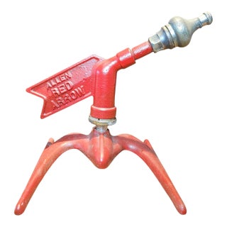Vintage "Red Arrow" Lawn Sprinkler For Sale