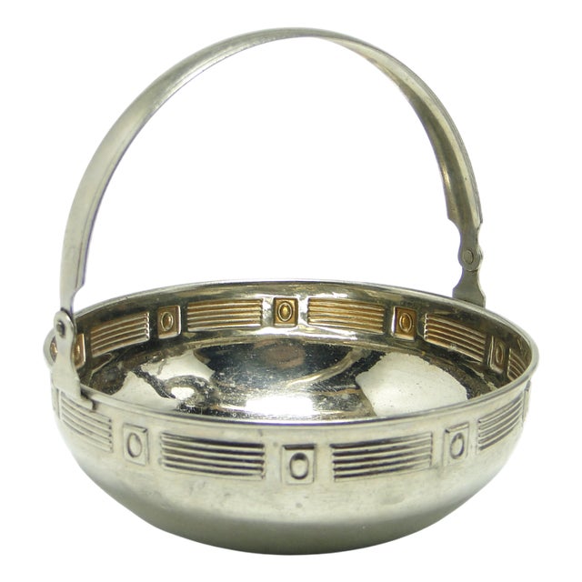 Antique Art Nouveau Sugar Bowl, 1890s For Sale