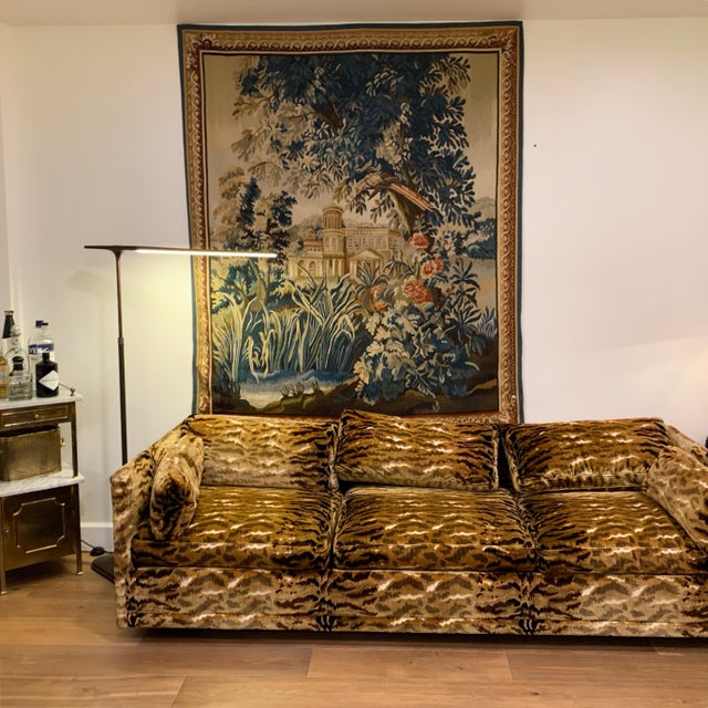 French Antique French Verdure Tapestry For Sale - Image 3 of 8