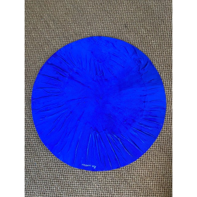 Patrick Coussot Bex, K Blue Circle, 2021, Acrylic on Canvas For Sale - Image 7 of 7