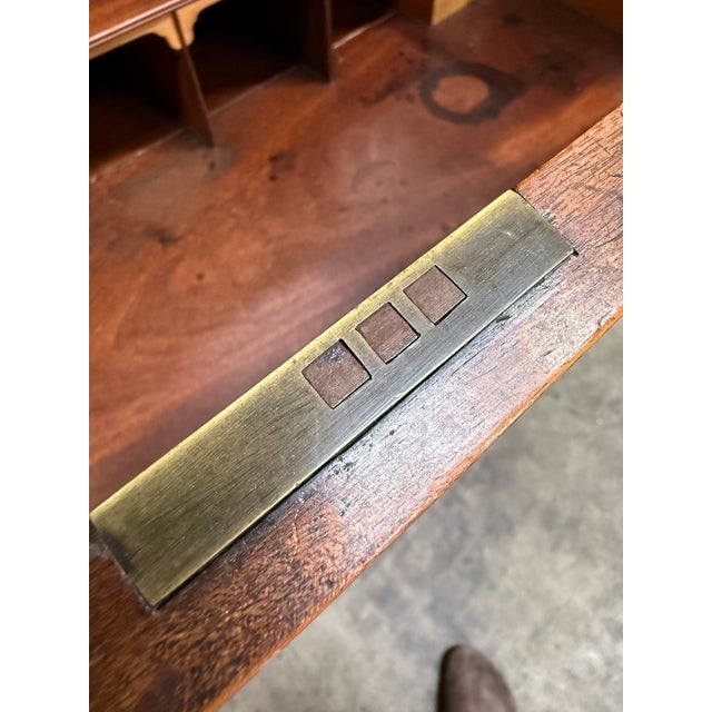 George III Mahogany Secretary Bookcase c.1800 93" For Sale - Image 4 of 17