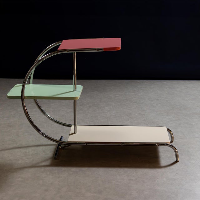 1930s Vintage Flower Etager by Jindrich Halabala for Up Závody, 1930s For Sale - Image 5 of 5