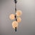 1970s Chrome-Plated Elongated Pendant Light with Five White Opal Glass Spheres, Germany, 1970s For Sale - Image 5 of 8