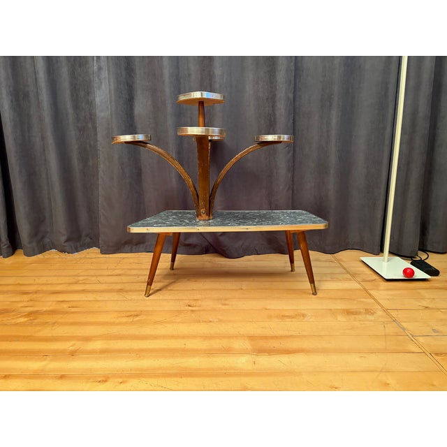 Mid-Century Modern Large Plant Stand, 1960s For Sale - Image 3 of 12