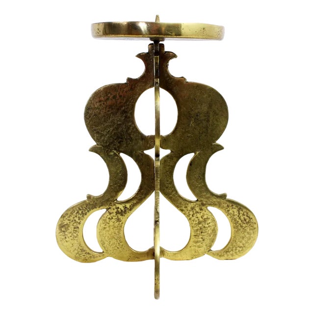 Bronze Candleholder by Giuseppe Gallo, 1960s For Sale