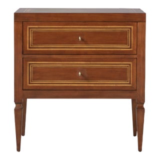 Modern History Milan Bedside Table - Fruitwood For Sale