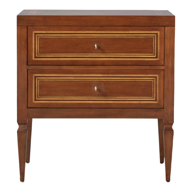 Modern History Milan Bedside Table - Fruitwood For Sale