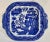 Ceramic Antique Covered Blue Willow Tureen /Serving Bowl From England - Circa 1900 For Sale - Image 7 of 13