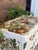 Vintage Baker Furniture Custom Painted Tropical Decoupage Appliqué Chest For Sale - Image 12 of 12