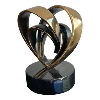 “Gemini” 8” Bronze Bennett Sculpture. For Sale