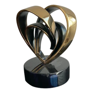 “Gemini” 8” Bronze Bennett Sculpture.