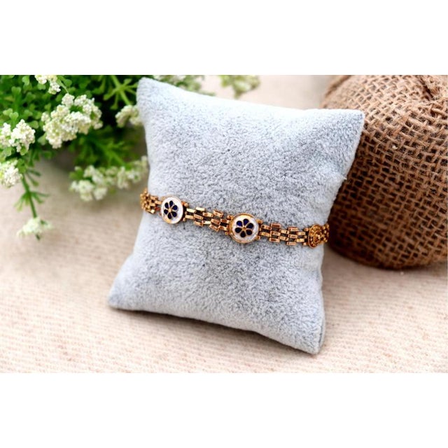 19.2k Gold Bracelet For Sale - Image 6 of 8