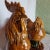 1970s Italian Glazed Ceramic Rooster and Chicken - Set of 2 For Sale - Image 4 of 8