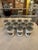 White Vintage Gucci Ice Bucket and Glass Set With Logo, Italy 1970 - 14 pcs For Sale - Image 8 of 13