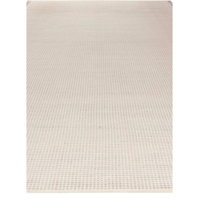 High-Quality Modern Beige, Gray Flat-Weave Wool Rug by Doris Leslie Blau For Sale In New York - Image 6 of 7