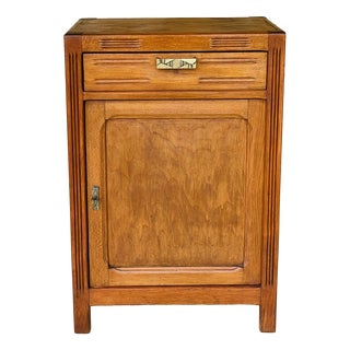 Art Deco Walnut Storage Cabinet, 1930s For Sale