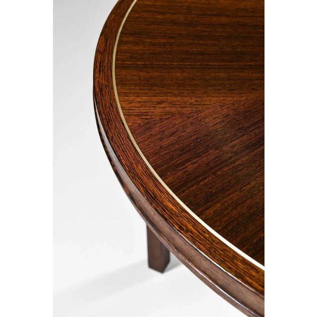 Console Table in Wengé and Aluminum by Torsten Thorup & Claus Bonderup, 1950s For Sale - Image 9 of 12