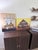An original pair of mid-century modern oil paintings by regional Texas artist Shirley Newell. Known for her stylized,...