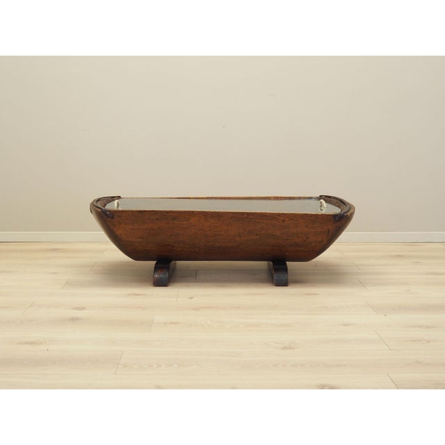 The coffee table was made in the 1960s, Italian production. The structure was made of solid pine wood. The top of the...