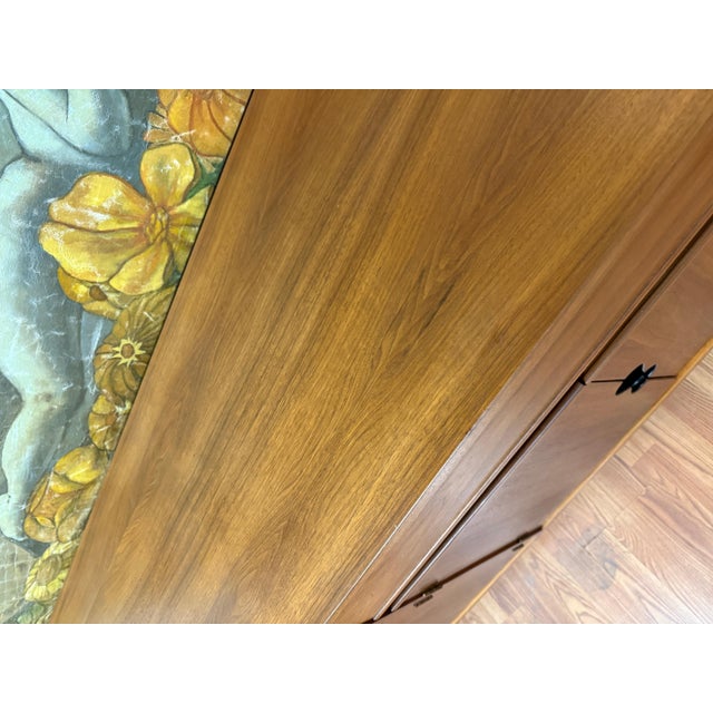 1950s Keyhole Credenza Likely Designed by Brown Saltman For Sale In Palm Springs - Image 6 of 18