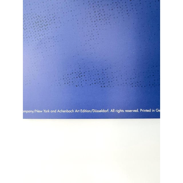 Original Pop Art Cow Yellow/Blue Poster after Andy Warhol, 1992 For Sale - Image 6 of 10