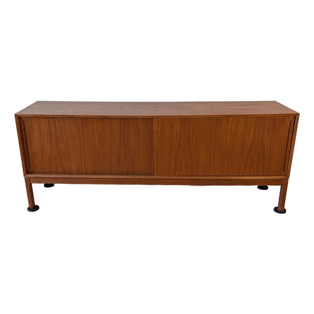 Gorgeous Mid-Century Danish Teak Credenza Attributed to Aksel Kjersgaard For Sale