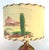 Red Mid-Century Children's Cowboy Boot Lamps W/Hand Painted Shades / Pair For Sale - Image 8 of 10